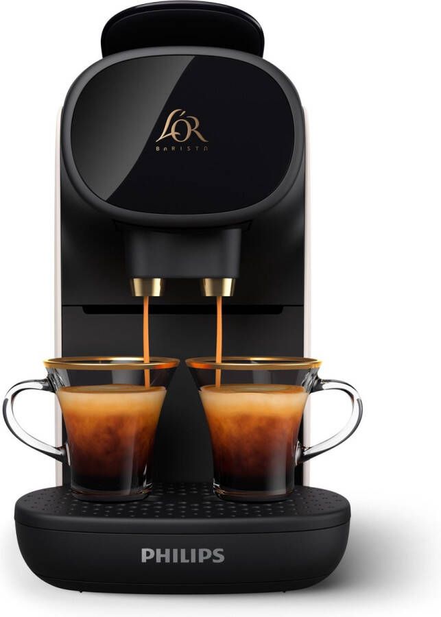 Philips L'Or Barista Sublime LM9012 00 Koffiecupmachine voor L'Or Espresso & Barista Koffiecups Zwart Wit - Foto 2