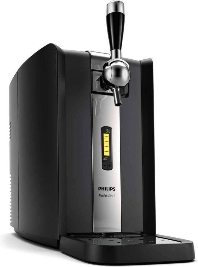 Philips Biertapinstallatie HD3720 25 6 liter vaten lcd-display 1 5 bar 3°c biertemperatuur