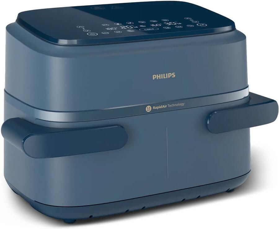 Philips 1000 series NA156 60 Dubbele airfryer Heteluchtfriteuse Vrijstaand 7 1l 2450 W