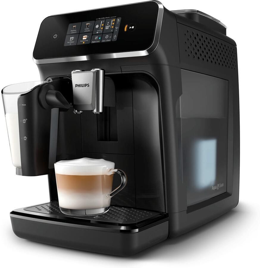 Philips Volautomatisch koffiezetapparaat EP2336 40 2300 Series 4 koffiespecialiteiten met lattego-melksysteem zwart verchroomd
