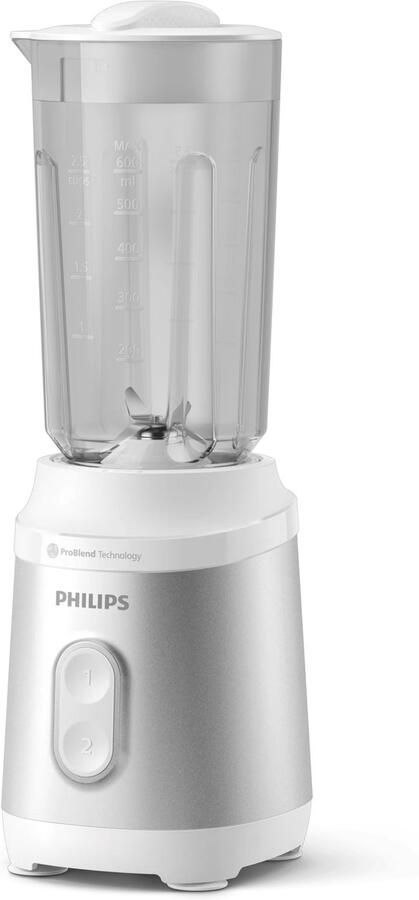 Philips 3000-serie Mini blender HR2510 90 0 6 L 350W Wit Zilver