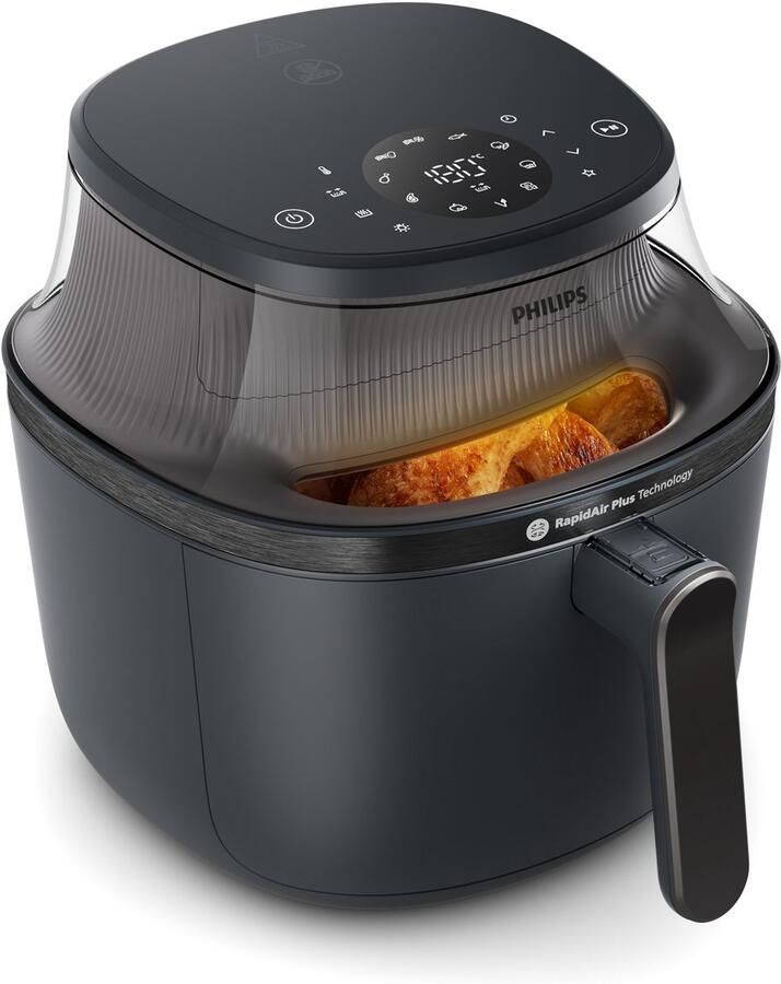 Philips 3000 series NA340 00 friteuse Enkel 7 2 l Vrijstaand 2000 W Heteluchtfriteuse Zwart