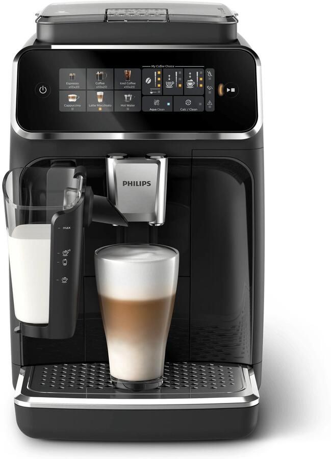 Philips Volautomatisch koffiezetapparaat EP3347 90 3300 Series 6 koffiespecialiteiten met lattego melkopschuimer zwart verchroomd - Foto 4