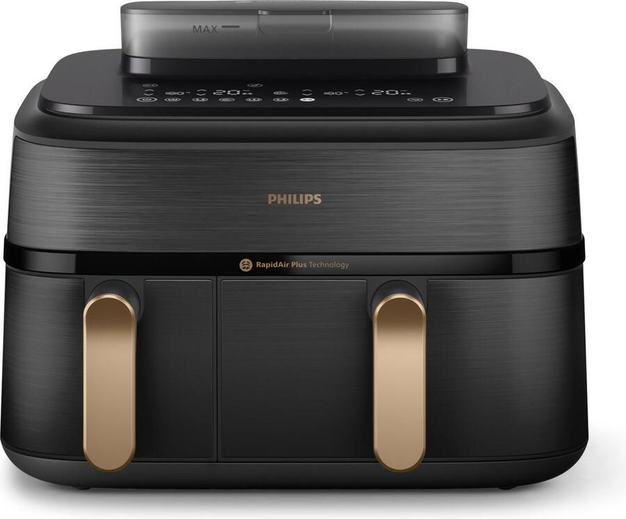 Philips Airfryer NA552 00 Steam Airfryer 5000 Series Dual Basket 9L Capaciteit (3L+6L) - Foto 8