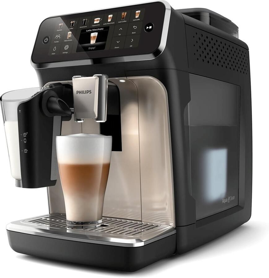 Philips 5500 series LatteGo EP5547 90 Volautomatische Espressomachine 20 koffierecepten Keramische molen Aquaclean filter