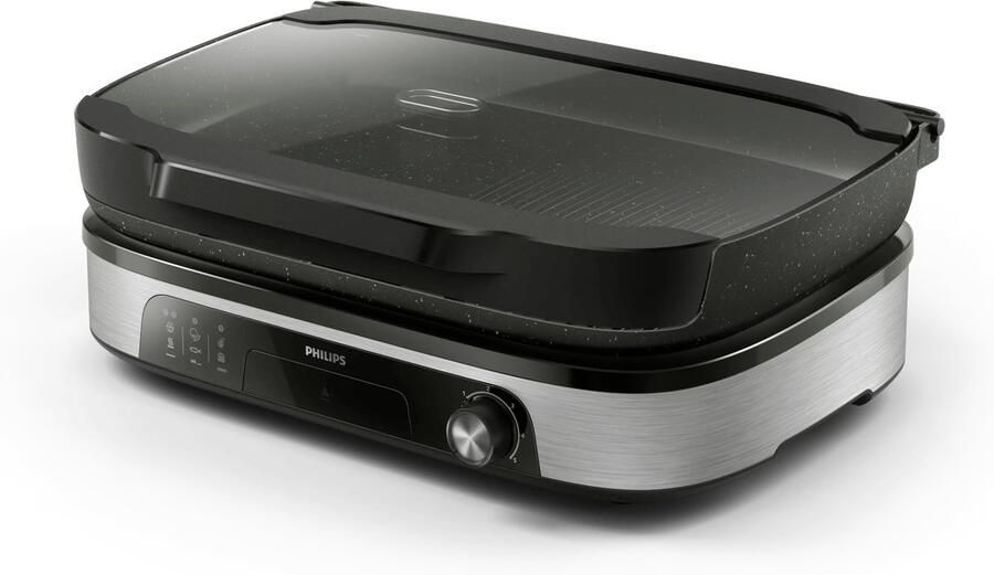 Philips HD6212 90 Elektrische Grill 2400W Antislip Voeten Aluminium Plaat