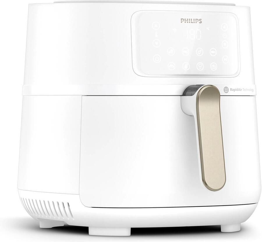 Philips 5000 series Airfryer 7.2L Friggitrice ad aria 16 in 1 App per ricette HD9285.00 Argento Bianco - Foto 11