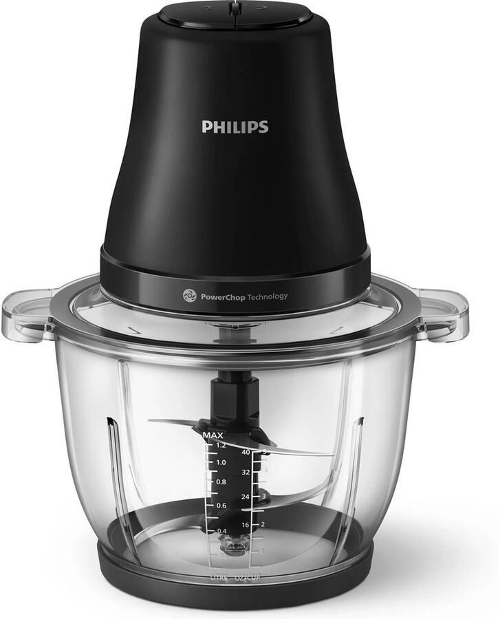 Philips HR1502 00 elektrische hakmolen 2 l 450 W Zwart