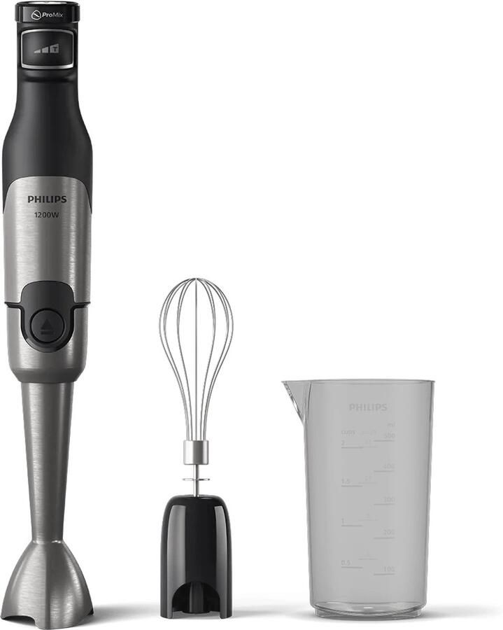 Philips Staafmixer HR2682 00 5000 Series met ProMix-technologie Beker en garde-opzetstuk roestvrij staal zwart - Foto 8