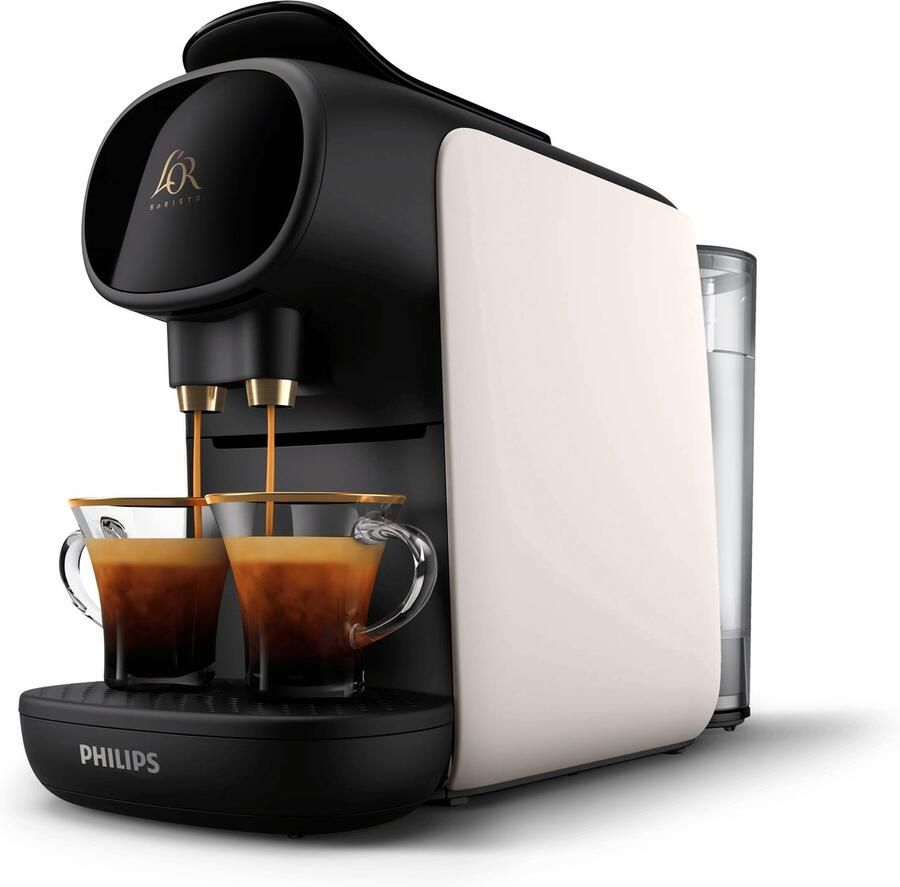 Philips L'Or Barista Sublime LM9012 00 Koffiecupmachine voor L'Or Espresso & Barista Koffiecups Zwart Wit