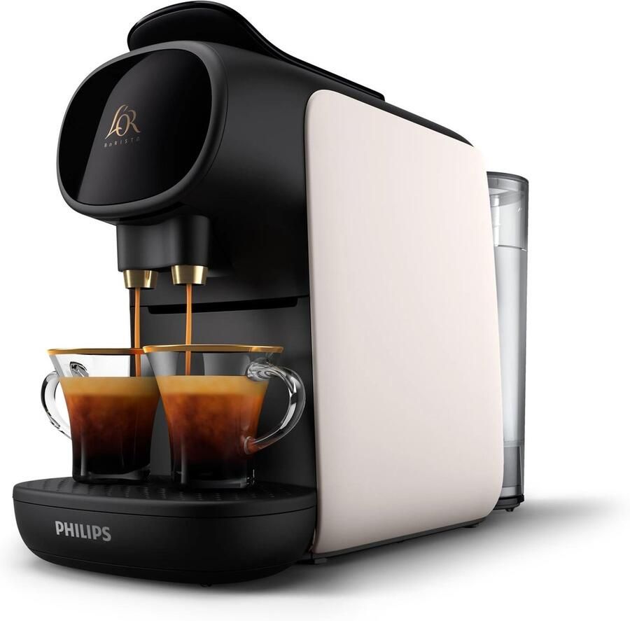 Philips L'Or Barista Sublime LM9012 00 Koffiecupmachine voor L'Or Espresso & Barista Koffiecups Zwart Wit