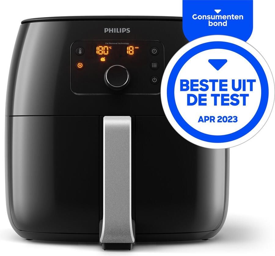 Philips Airfryer Premium Series HD9650 90 7 2 liter (XXL) Heteluchtfriteuse Twin Turbostar Fat Removal