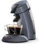 Philips Senseo koffiepadmachine – Inclusief 2 Gratis Senseo glazen Crema Plus – 1 of 2 koffie tegelijk Blauw HD7806 52 - Thumbnail 2