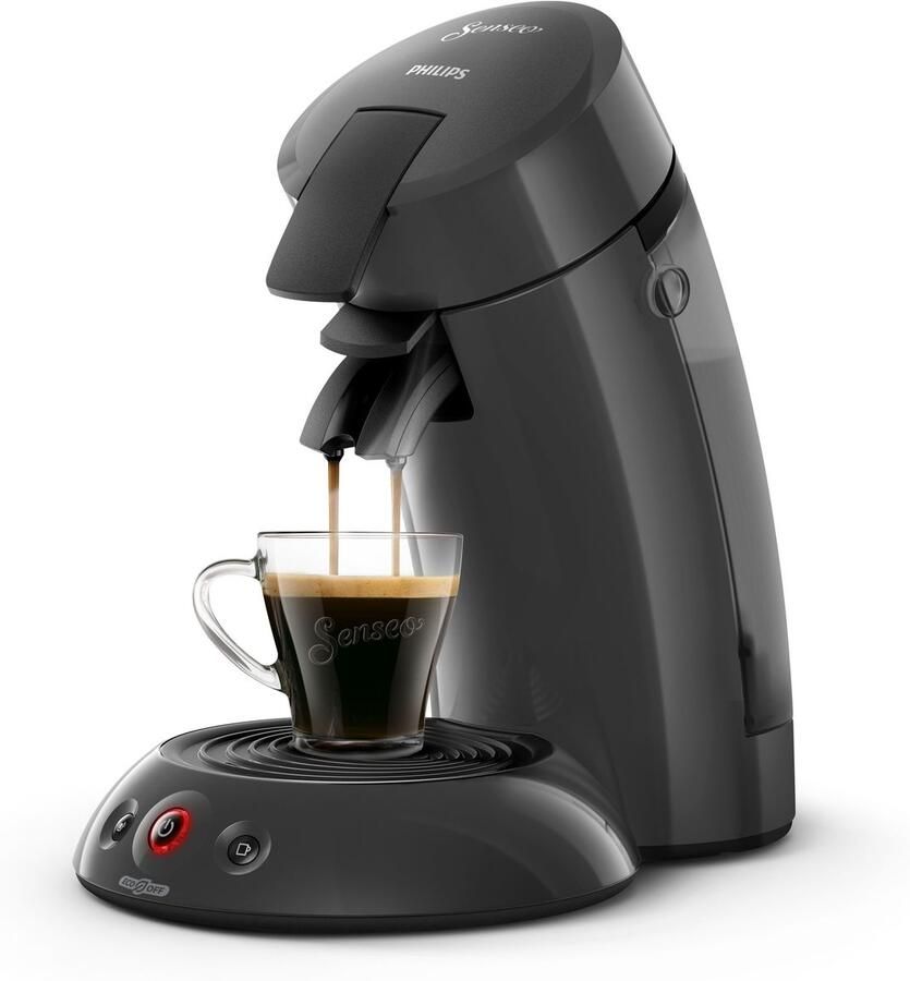 Philips Senseo Original Eco HD6552 32 Koffiepadmachine voor max 2 Kopjes Koffie Exclusief Koffiepads Kasjmiergrijs