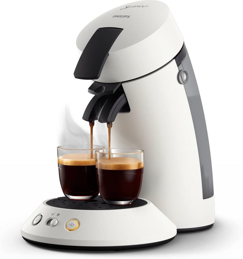 Philips Senseo Original Plus Koffiepadmachine CSA210 10 Keuze uit 1 of 2 Kopjes Instelbare Intensiteit Automatische Uitschakeling Wit - Foto 7