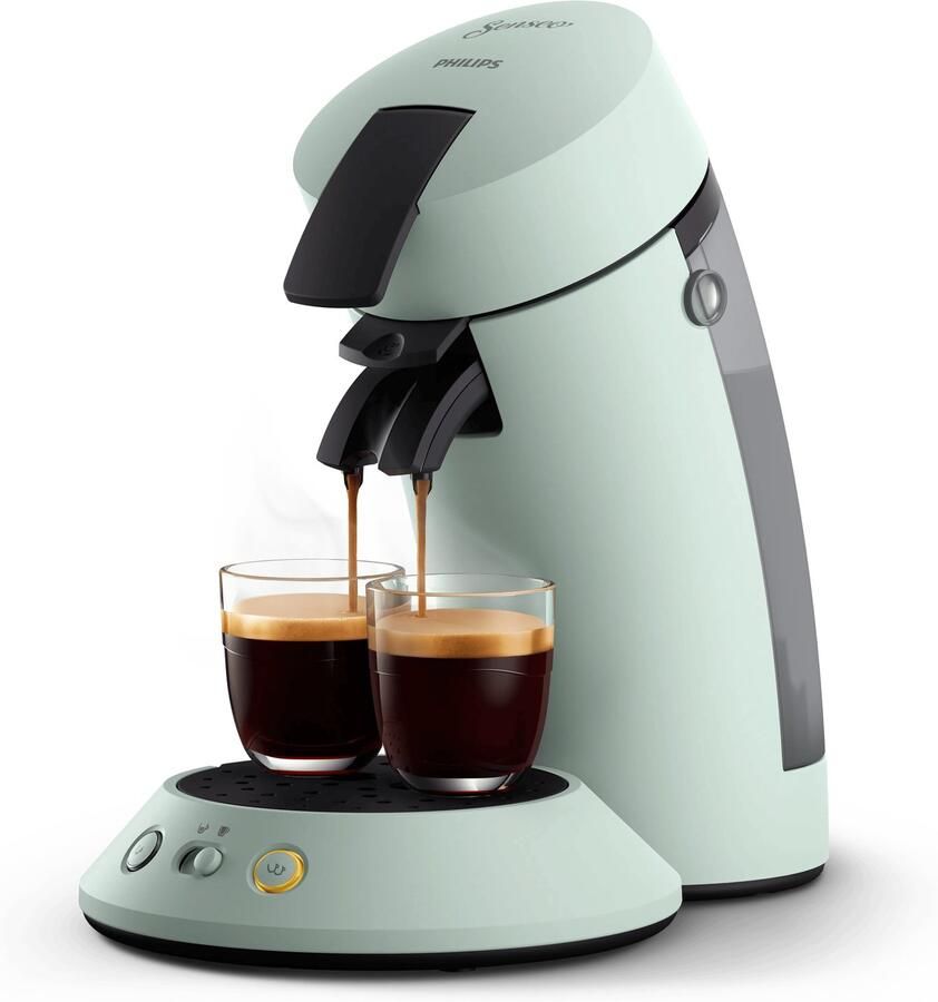 Philips Senseo Original Plus Koffiepadmachine CSA210 20 Keuze uit 1 of 2 Kopjes Instelbare Intensiteit Automatische Uitschakeling Mintgroen