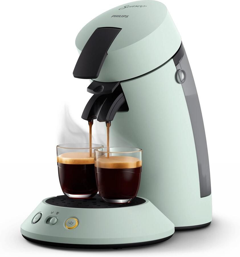 Philips Senseo Original Plus Koffiepadmachine CSA210 20 Keuze uit 1 of 2 Kopjes Instelbare Intensiteit Automatische Uitschakeling Mintgroen - Foto 2