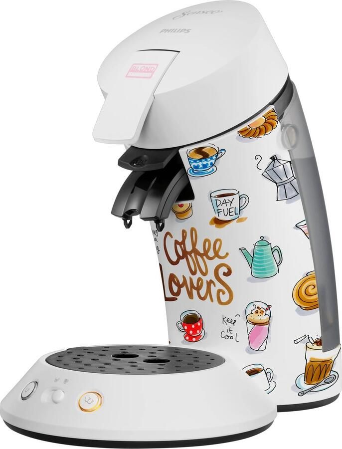 Senseo Koffiepadautomaat Original Plus CSA210 15 met twee koffie-instellingen van 28% gerecycled plastic incl. 2 blond limited edition mokken - Foto 9