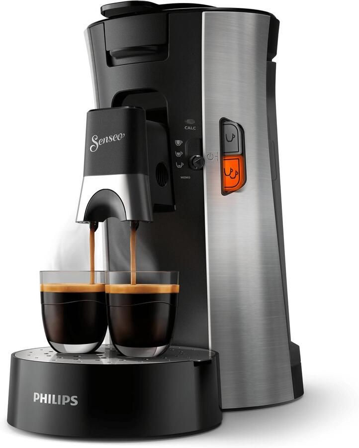 Philips Senseo Select Koffiepadmachine CSA250 10 Keuze uit 1 of 2 Kopjes Instelbare Intensiteit Automatische Uitschakeling Zwart - Foto 5