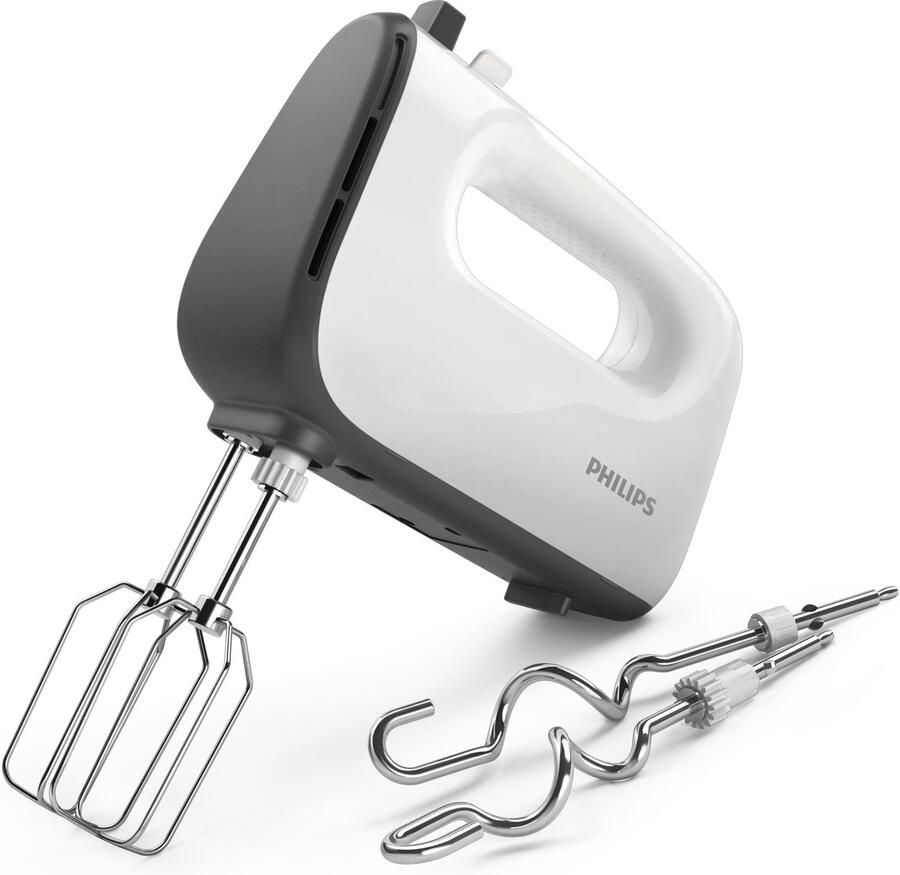 Philips Handmixer HR3741 00 5 snelheden plus turbo inclusief garde en kneedhaken