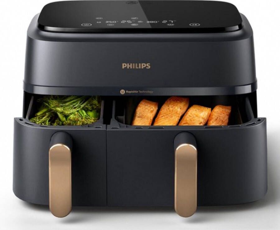 Philips Versuni Serie 3000 Rapid Air 9l Airfryer Zwart 9 Liters EU Plug