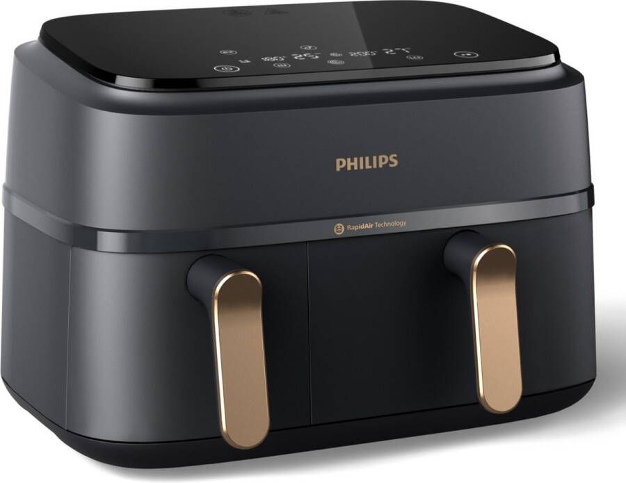 Philips Versuni Serie 3000 Rapid Air 9l Airfryer Zwart 9 Liters EU Plug - Foto 13