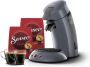 Philips Senseo koffiepadmachine – Inclusief 2 Gratis Senseo glazen Crema Plus – 1 of 2 koffie tegelijk Blauw HD7806 52 - Thumbnail 1