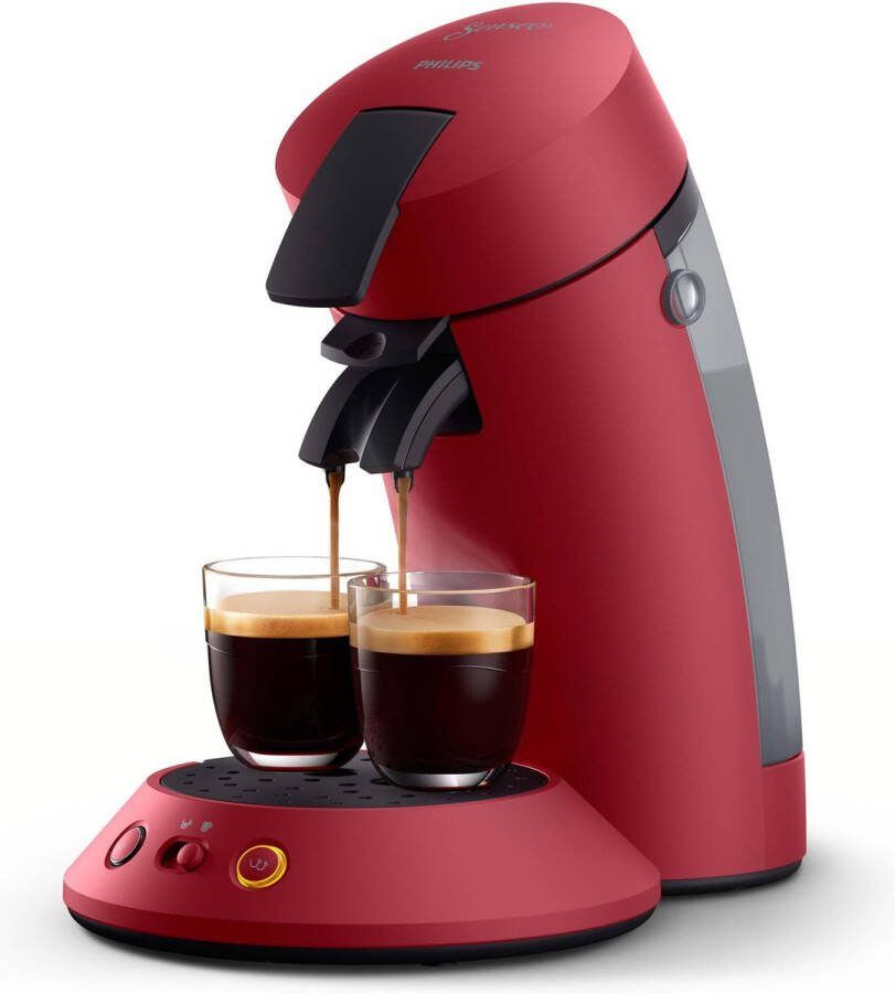 Philips Senseo Original Plus Koffiepadmachine CSA210 90 Keuze uit 1 of 2 Kopjes Instelbare Intensiteit Automatische Uitschakeling Zwart