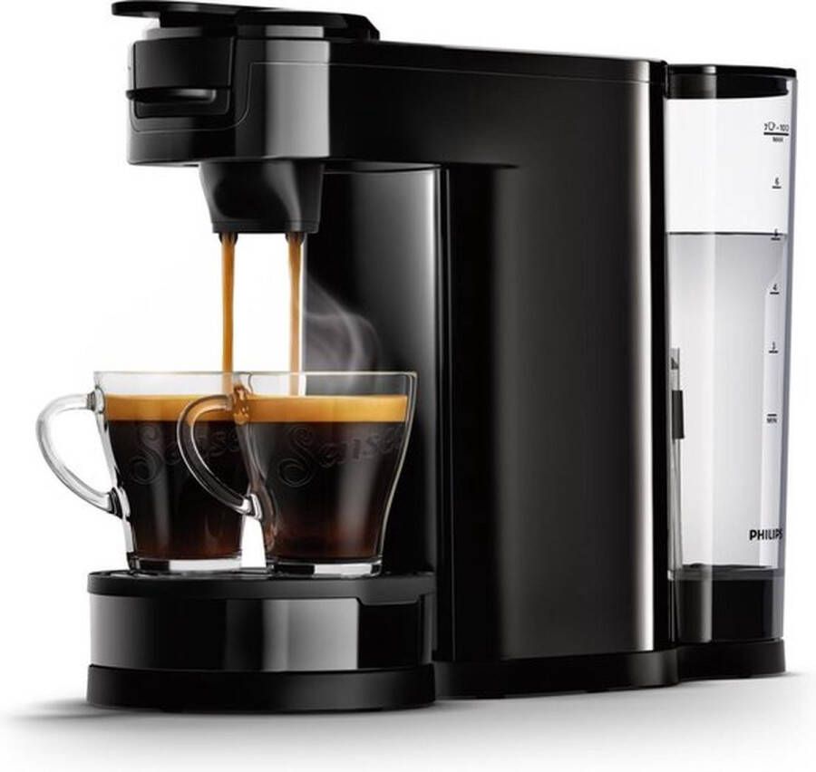 Philips Senseo Switch HD6594 62 2-in-1-koffiezetapparaat met filterkoffie en koffiepads Zwart - Foto 2