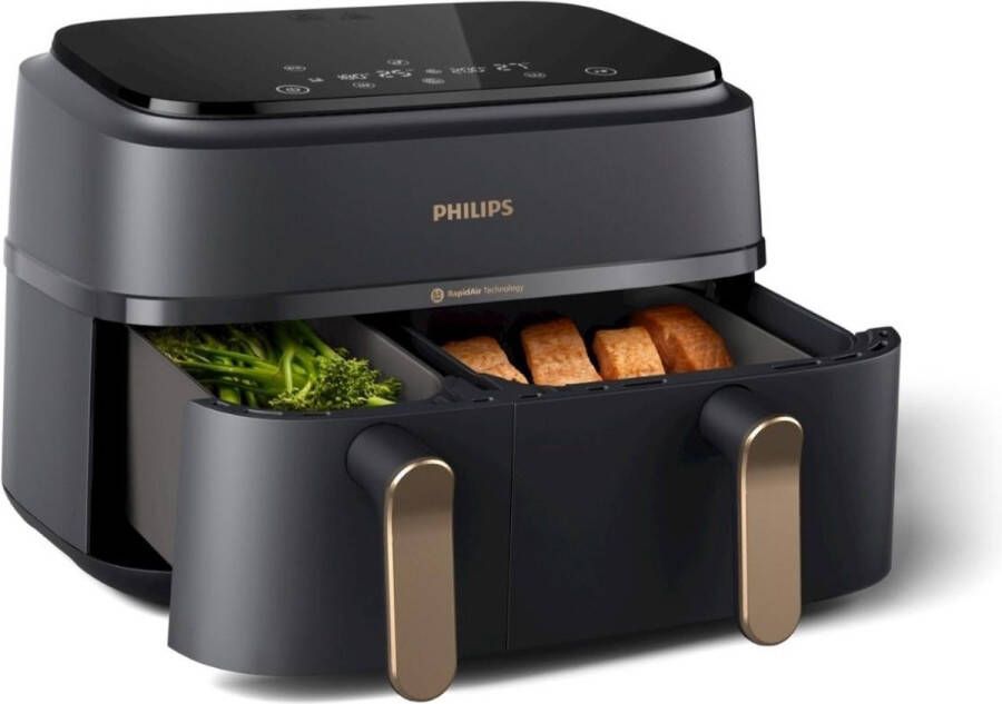 Philips Versuni Serie 3000 Rapid Air 9l Airfryer Zwart 9 Liters EU Plug