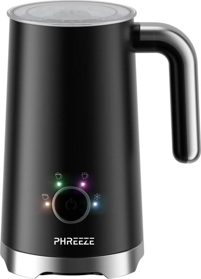 Phreeze F01 Elektrische Melkopschuimer 300 ML 4-in-1 Warm & Koud Melk Opschuimer Melkklopper voor Cappuccino Latte & Chocolademelk