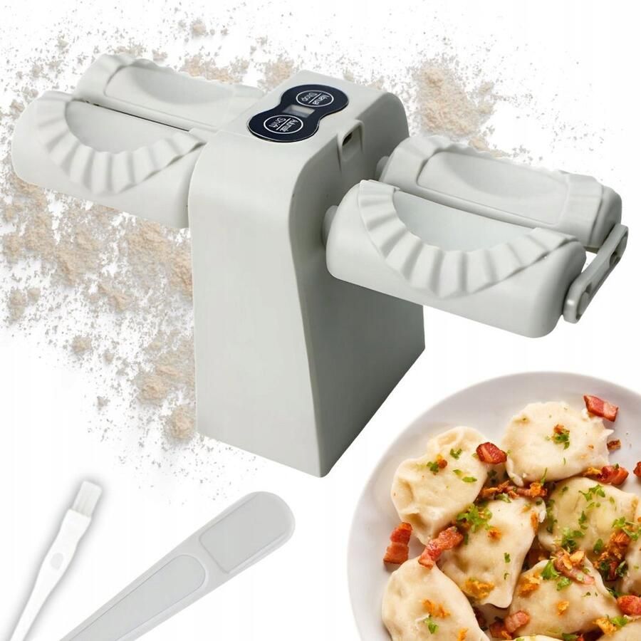 Pingyang Rongrong Elektrische Pierogi Machine Dubbele Werkstand Automatisch en Handmatig Anti-slip Voeten