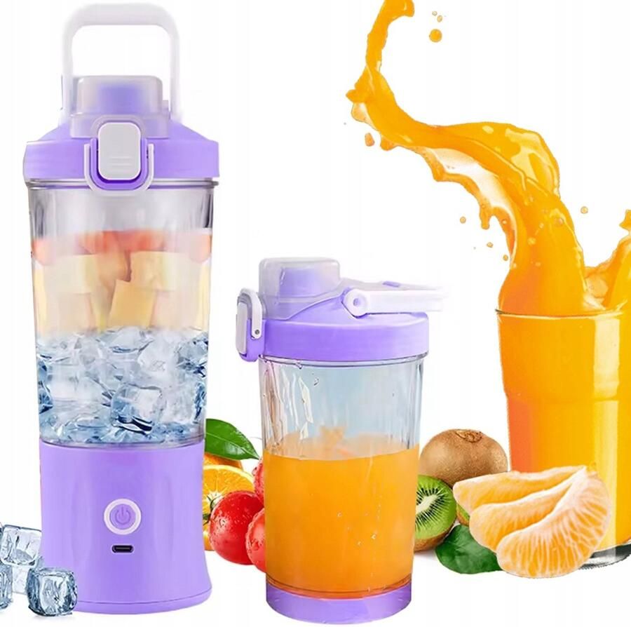 Pingyang Rongrong Serie Draagbare Blender USB Oplaadbaar IJs Crusher 600ml