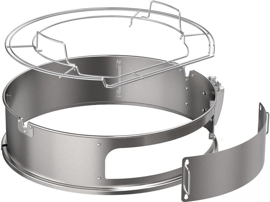 Pizza gourmetset RVS ring Voor kogelbarbecue 60 cm