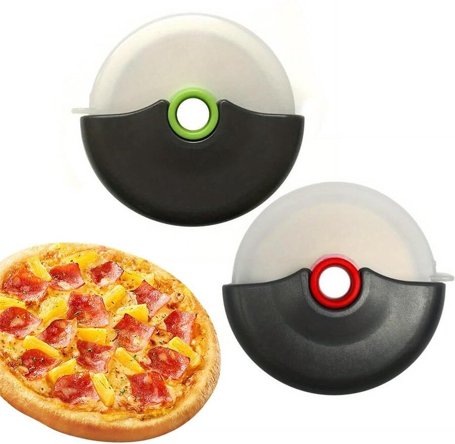 Pizzasnijder 2 stuks RVS lemmet Vaatwasserbestendig