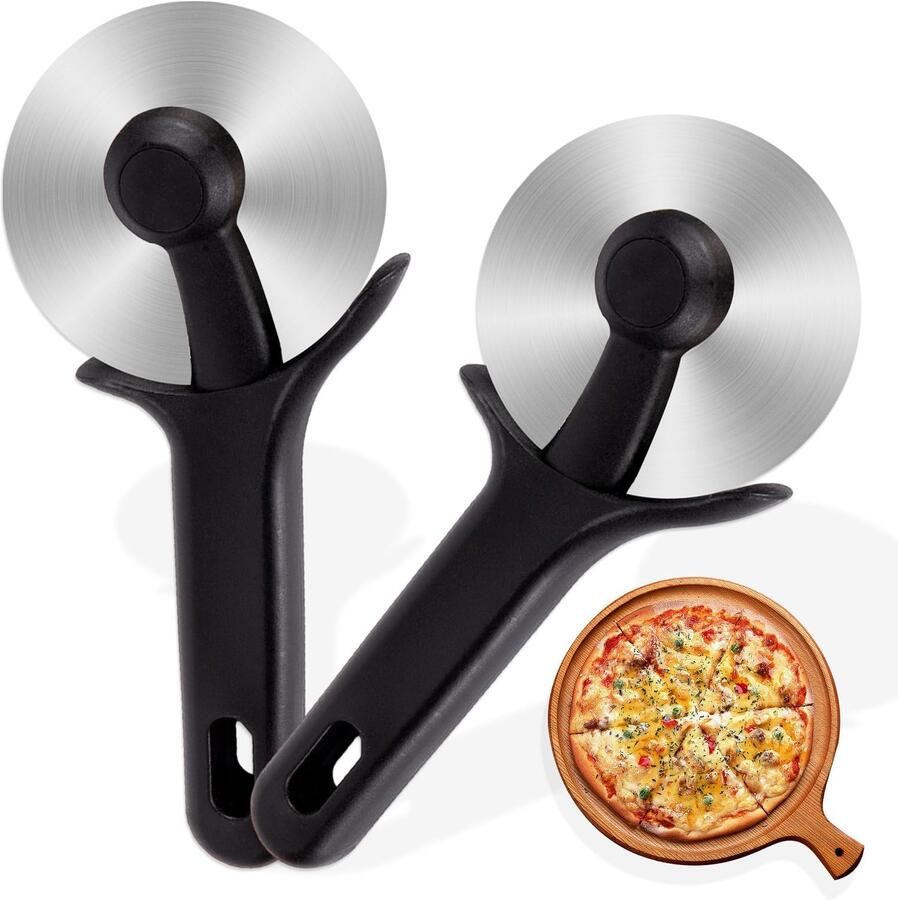 Pizzasnijder Roestvrijstalen lemmet Antislip handvat