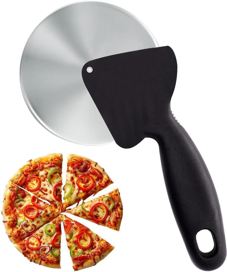Pizzasnijder Roestvrijstalen mes Ergonomisch handvat