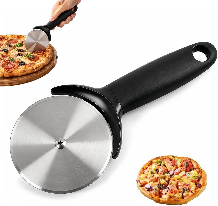 Pizzasnijder RVS Antislip handgreep Afneembaar