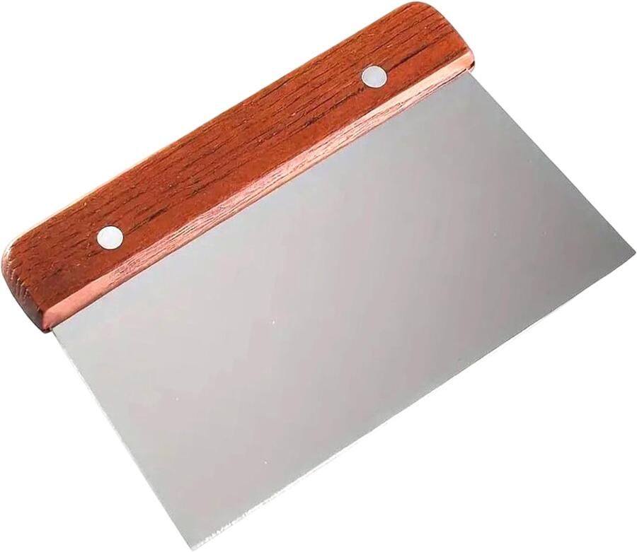 Pizzasnijder RVS lemmet 15 cm Houten handvat