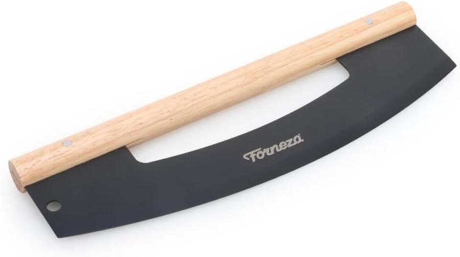 Pizzasnijder RVS mes Houten handvat
