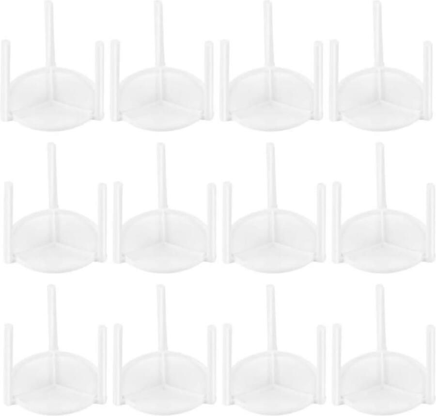 Pizzastatieven 100 stuks Wit Kunststof
