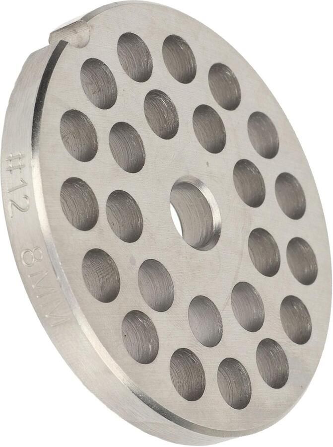 Disc Blade Vervangingsplaat Roestvrij Staal 69mm Diameter 8mm Binnengat Vleesmolen Accessoire Duurzaam en Hygiënisch Vleesmolenplaat