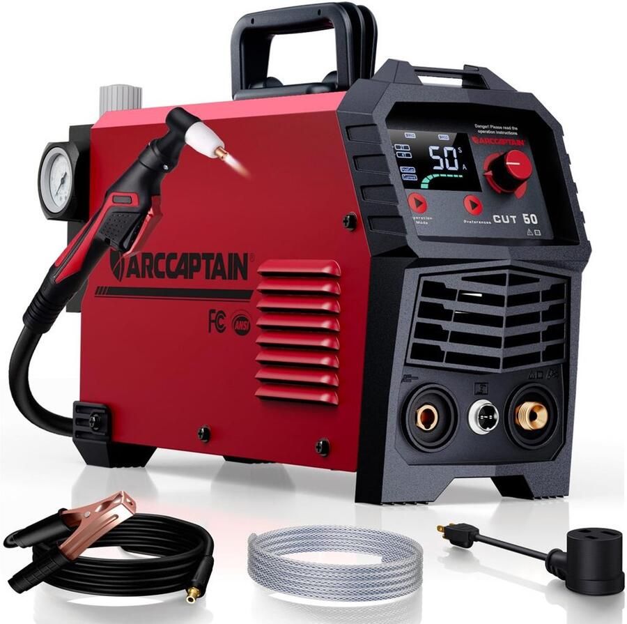 Plasma Cutter met Grote LED Scherm en 50 Amps Capaciteit