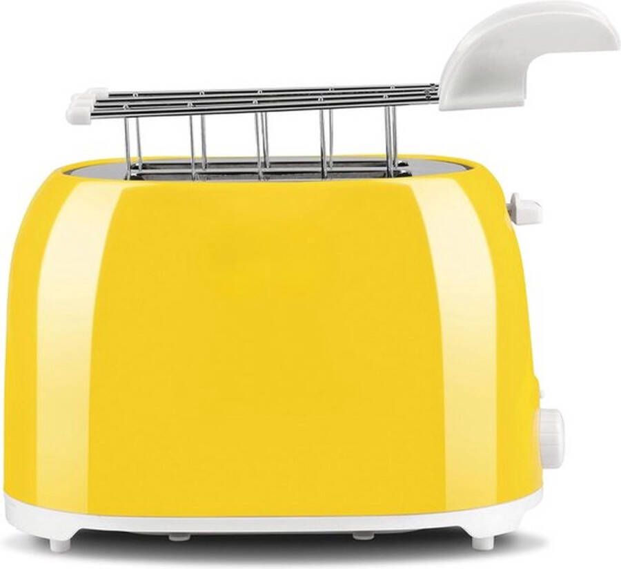 PolkaHome Broodrooster met tostiklemmen Broodroosters Toaster Berde sleuven Meedere standen en instelbare warmteniveaus