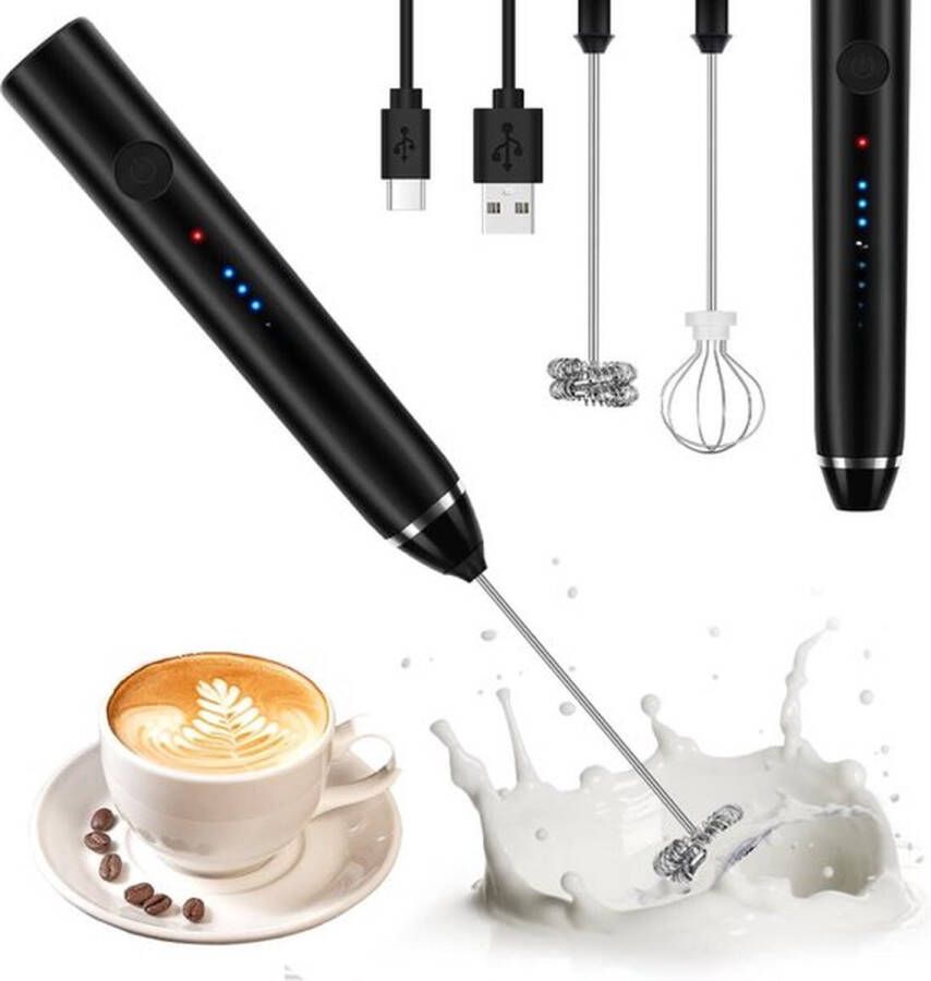 PolkaHome Melkopschuimer electrisch Elektrische melkopschuimer Elektrische melkopschuimers Opschuimer voor melk