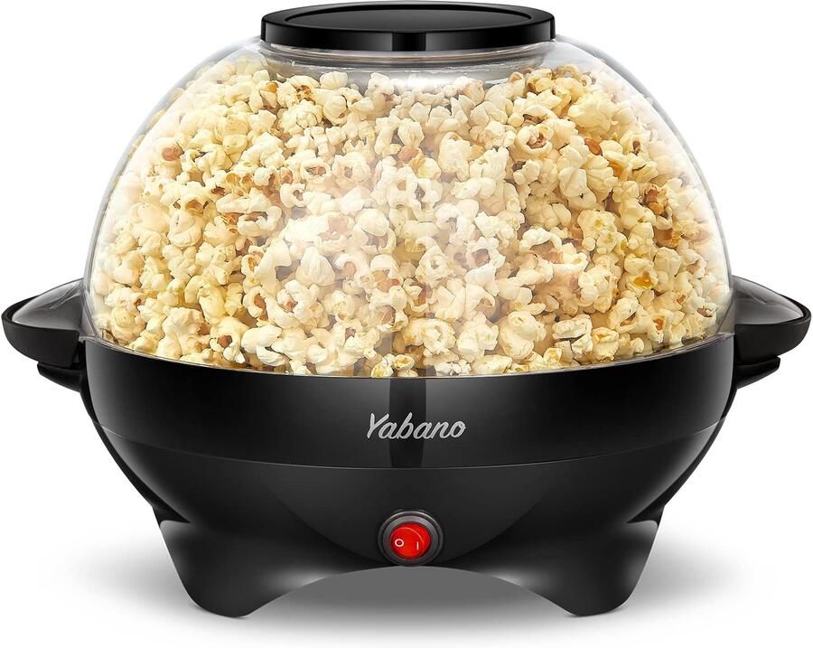 Popcorn Machine 5L voor Thuisgebruik met Automatische Roerfunctie