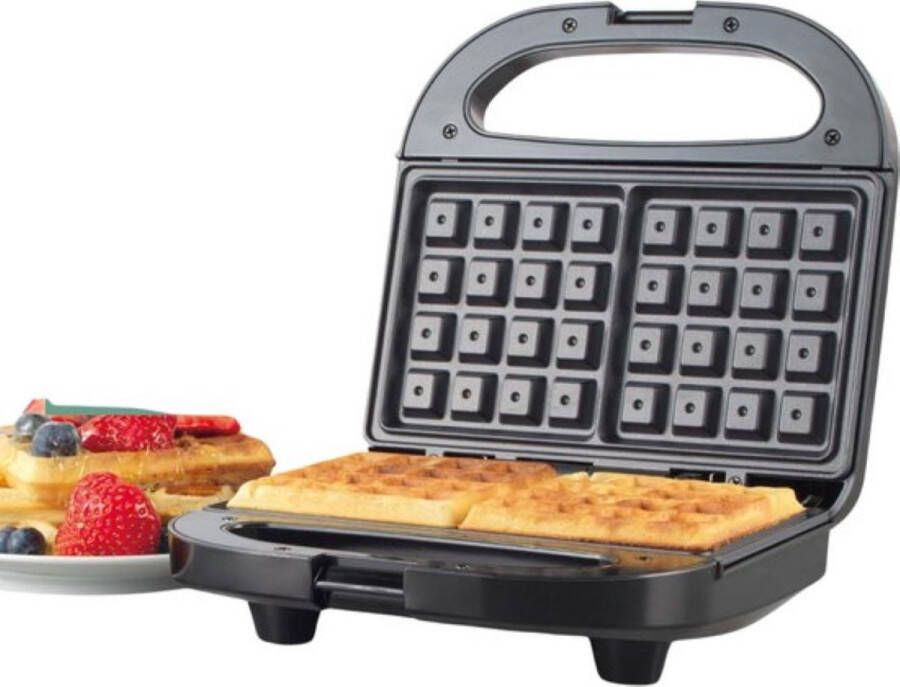 Precisie Home Wafelijzer Wafelmaker voor 2 Wafels Anti-Aanbaklaag met Indicatielampje 750W