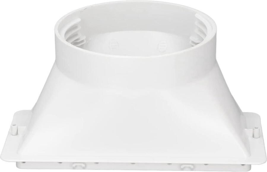 Premium Afvoerslangadapter 130 mm vierkant rond ABS draagbaar Wasdroger Afzuigkap