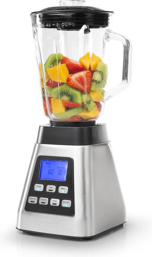 Princess 212071 Power Deluxe Blender – Capaciteit 1.5 liter – 6 voorgeprogrammeerde instellingen