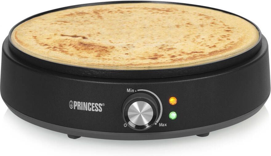 Princess 492235 Pannenkoekenmaker Crêpe Maker Deluxe Hollandse pannenkoeken en crepes diameter 30cm Anti aanbaklaag 1200W Incl crêpe spatel - Foto 2